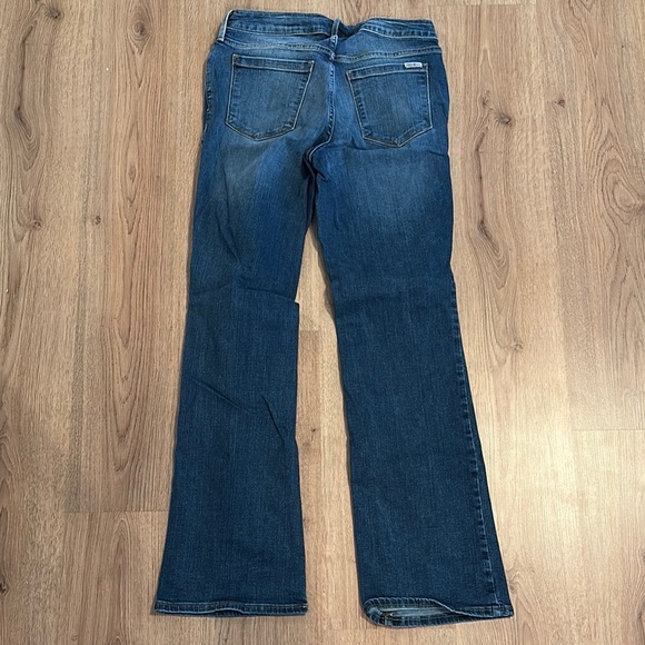 Slightly Curvy Bootcut Blue Women's Jeans - Picture 2 of 5